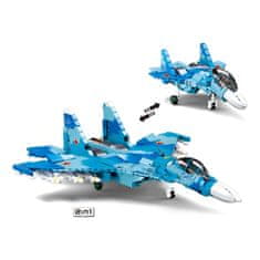 Sluban Model Bricks M38-B0985 Stíhací letoun Su-27 2v1