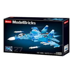 Sluban Model Bricks M38-B0985 Stíhací letoun Su-27 2v1