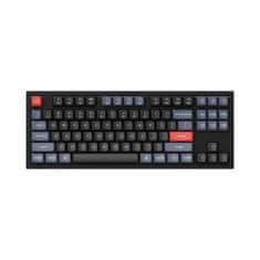 Keychron Q3 QMK Mechanická klávesnice Carbon Black Gateron G Pro Brown Q3-C3