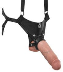 King Cock Pipedream King Cock 11" Hollow Strap-On Suspender System