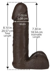 Doc Johnson Doc Johnson Vac-U-Lock Realistic Cock 8 Inch