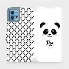 Mobiwear Flip pouzdro na mobil Motorola Moto G72 - M030P Panda Amálka