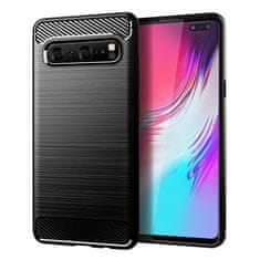 FORCELL Obal / kryt na Samsung Galaxy S10 černý - Forcell CARBON