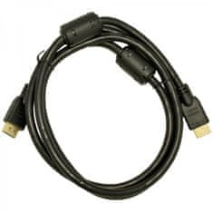 Kabel HDMI 1.4 (M), Full HD/4K 10.2Gbps, černý 1,5m