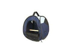 Trixie Transportní taška s bidýlkem pro ptáky tmavě modrá/světle modrá 27x32x27 cm