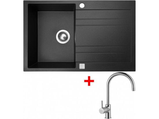 Sinks GRANDE 800 Metalblack+VITALIA