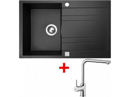 Sinks GRANDE 800 Metalblack+ELKA