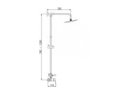 Slezák - RAV CZ Vodovodní baterie sprchová Slezák RAV Colorado s hlavovou a ruční sprchou CO182/5 Barva: chrom, Rozměr: 150 mm