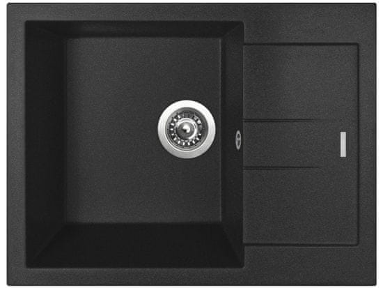 Sinks AMANDA 650 Metalblack