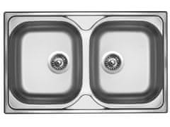 Sinks CLASSIC 800 DUO V 0,6mm matný