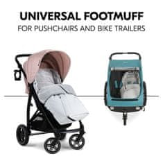 Hauck Pushchair Footmuff Winter Grey