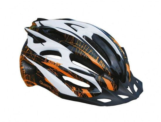 Sulov Cyklo helma QUATRO, černo-oranžová Helma
