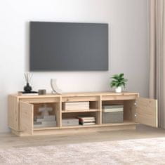 Greatstore TV skříňka 140 x 35 x 40 cm masivní borové dřevo