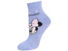 sarcia.eu 3x Modré a růžové dětské ponožky Minnie Mouse DISNEY 0-6 m