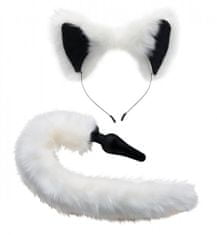 Easytoys Tailz White Fox Tail and Ears Set