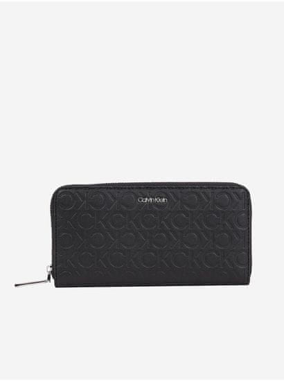 Calvin Klein Černá dámská vzorovaná peněženka Calvin Klein