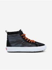 Vans Černo-šedé pánské kotníkové tenisky se semišovými detaily VANS UA SK8-Hi Mte-1 43