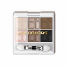 L.A. Colors Paletka Očních Stínů 6 Color 4g - CES464 - In the Nude