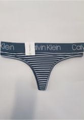 Calvin Klein Dámské tanga QD3751E, Modrá, L