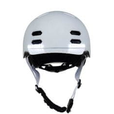 Safe-Tec SK8 White S chytrá bluetooth helma