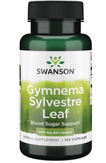 Gymnema Sylvestre Leaf (Gymnéma lesní), 400 mg, 100 kapslí