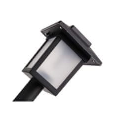 ACTIVER Lampa solární plastová 8 x 8 x 37 cm, černá, sada 12 ks