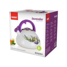 Banquet Konvice smaltovaná pískací LAVENDER 3 l, sada 2 ks