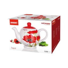 Banquet Konvice keramická RED POPPY 1200 ml, OK, sada 2 ks