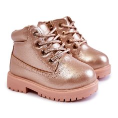 Dětské boty Trapper Boots Gold Pink Dexter velikost 25