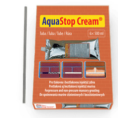 AquaStop Cream (6x tuba 500 ml) injektážní krém proti vzlínající vlhkosti