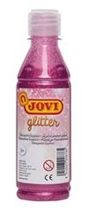 JOVI temperová barva glittrová 250 ml v lahvi růžová