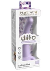 Pipedream Dillio Platinum Curious Five 5" purple silikonové dildo