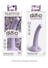 Pipedream Dillio Platinum Curious Five 5" purple silikonové dildo