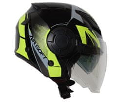 XRC Helma na moto Metric 2.0 black/fluo vel. S