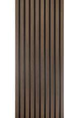 Dekorační lamela dekor tmavý dub L0204T, 200 x 1,2 x 12,1 cm, Mardom Lamelli