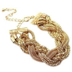 IZMAEL Náramek Gold Twisted-Zlatá KP452