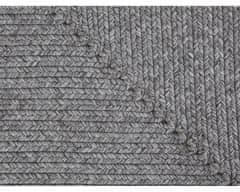 NORTHRUGS Kusový koberec Braided 105551 Light Grey – na ven i na doma 80x150