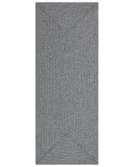 NORTHRUGS Kusový koberec Braided 105551 Light Grey – na ven i na doma 80x150