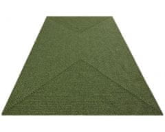 NORTHRUGS Kusový koberec Braided 105554 Green – na ven i na doma 80x150