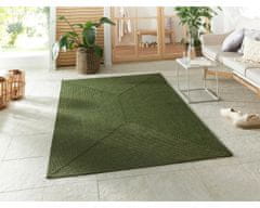 NORTHRUGS Kusový koberec Braided 105554 Green – na ven i na doma 80x150