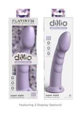 Pipedream Dillio Platinum Super Eight 8" purple silikonové dildo