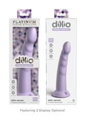 Pipedream Dillio Platinum Slim Seven 7" purple silikonové dildo