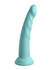 Pipedream Dillio Platinum Slim Seven 7" green silikonové dildo