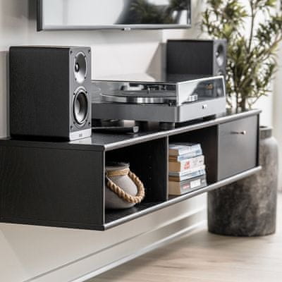  regálové reproduktory elac debut connex dcb41 bluetooth usb hdmi arc bassreflex skvělý zvuk 50w výkon zesilovače třídy d 