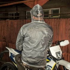 W-TEC Moto pláštěnka Lighty Barva transparentní, Velikost 3XL