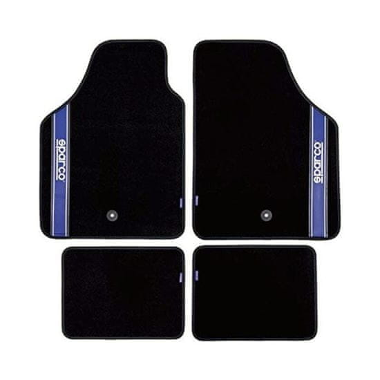 Popron.cz Souprava koberečků do auta Sparco Strada 2012 B Univerzální Černá/modrá (4 pcs)