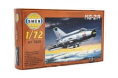 Směr Model MiG-21R 1:72 15x21,8cm v krabici 25x14,5x4,5cm