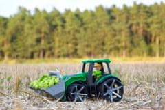 LENA Auto Truxx 2 traktor se lžící plast 32cm s figurkou v krabici 37x22x16cm 24m+