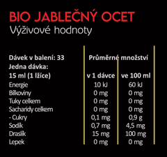 Zdravétuky.cz BIO jablečný ocet 500 ml