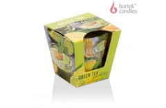 Bartek Svíčka ve skle GREEN TEA - pudding with mix citrus fruits 115g